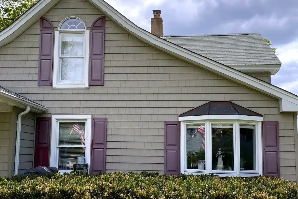 window installation in Riva - 5 heward-home-improvement-home-exterior-bay-window-shutters-edgewater-md-landscape